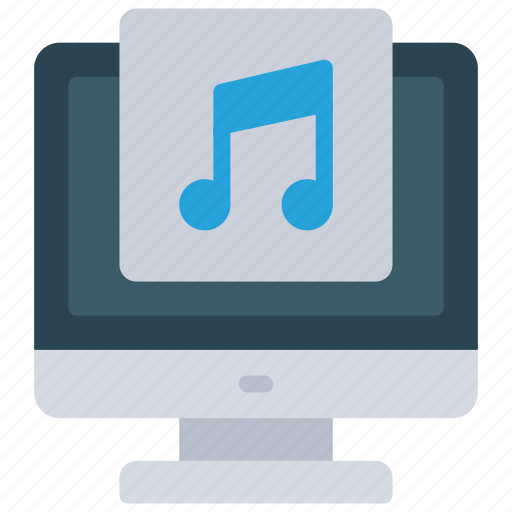 Music, app, pc, machine, monitor, software, editing icon - Download on Iconfinder