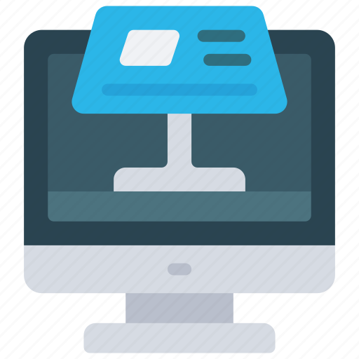 Presentation, app, pc, machine, monitor, software, podium icon - Download on Iconfinder