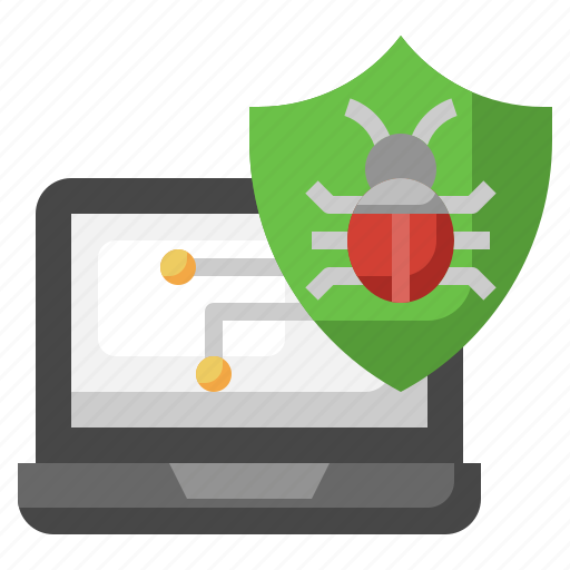 Antivirus, protection, security, laptop, bug icon - Download on Iconfinder