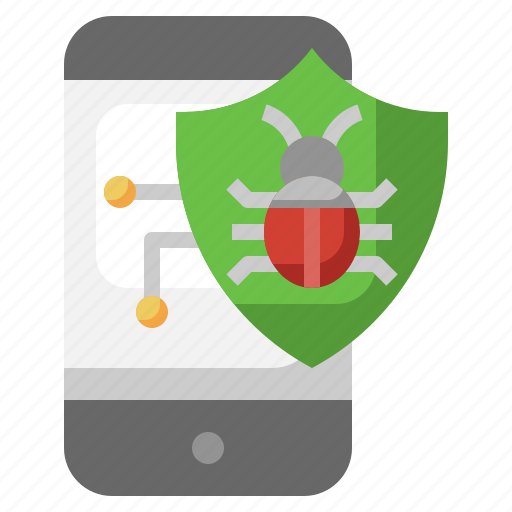 Antivirus, protection, security, smartphone, bug icon - Download on Iconfinder