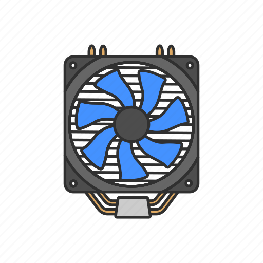 Computer, device, electronics, fan, fan sink, heat sink, technology icon - Download on Iconfinder