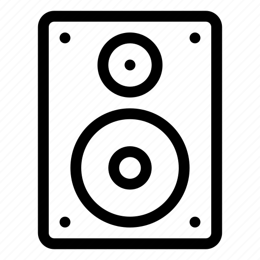 Speaker, subwoofer, loudspeaker icon - Download on Iconfinder
