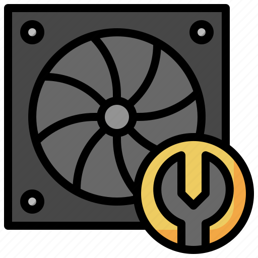Fan, ventilation, repair, cooling, computer icon - Download on Iconfinder