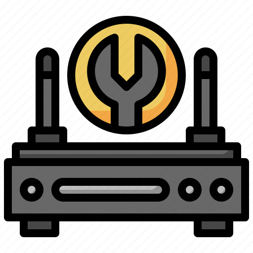 Router, modem, electronics, device, repair icon - Download on Iconfinder