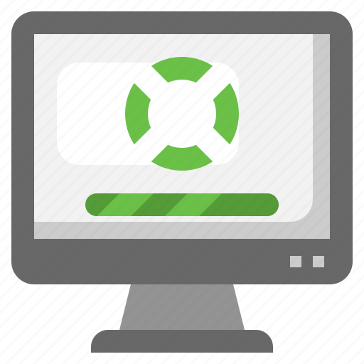 Loading, process, computer, monitor, desktop icon - Download on Iconfinder