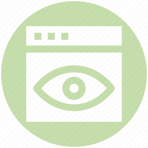 .svg, eye, visualization, web page, web site, web visibility icon - Download on Iconfinder