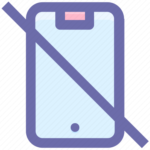 .svg, device, mobile, no, not allowed, prohibited icon - Download on Iconfinder