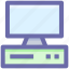 .svg, computer, cpu, desktop, device, display, lcd 