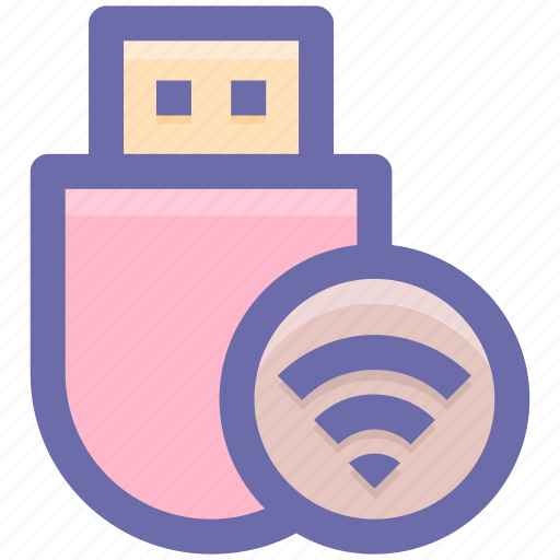 .svg, data saver flash, flash, flash drive, usb, wifi, wireless usb icon - Download on Iconfinder