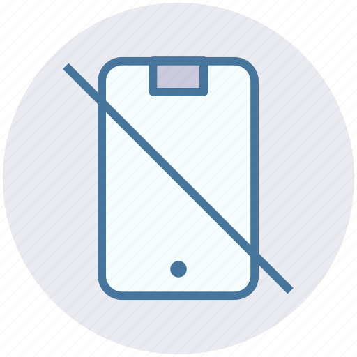 Device, mobile, no, not allowed, prohibited icon - Download on Iconfinder