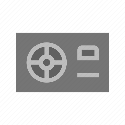Computer, equipment, fan, hardware, pc, power supply icon - Download on Iconfinder