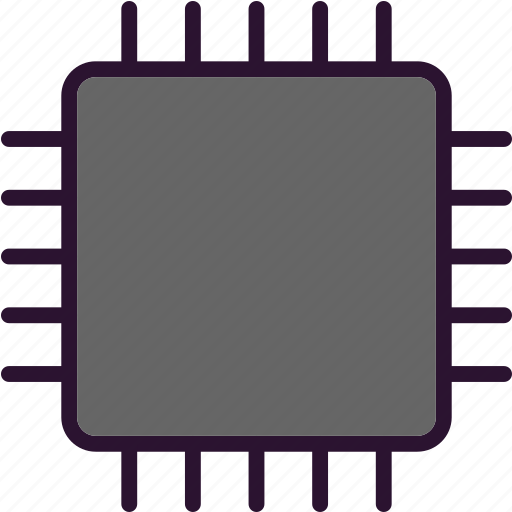 Microprocessor, computer processor, computer hardware, computer chip icon - Download on Iconfinder