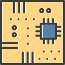 circuit, computer hardware, electronic, motherboard