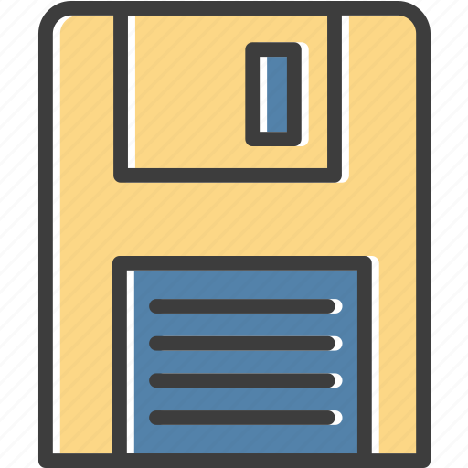 Storage device, disk, computer hardware, floppy icon - Download on Iconfinder