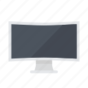 computer, curved, lcd, monitor, screen, widescreen 