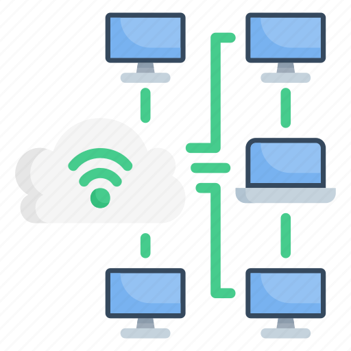 Cloud, computing, computer, connection, laptop, network icon - Download on Iconfinder