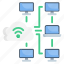 cloud, computing, computer, connection, laptop, network 