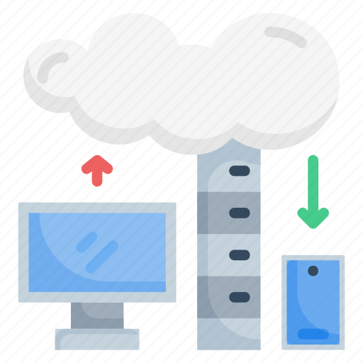 Technology, cloud, network, storage, computer, server, database icon - Download on Iconfinder