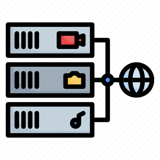 Database, server, network, internet, data, media, gallery icon - Download on Iconfinder