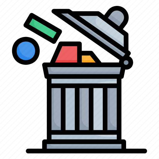 Waste, recycle, trash, garbage, recycling, container, bin icon - Download on Iconfinder