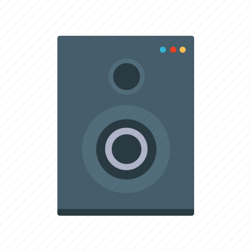 Computer peripheral, computer speaker, sound output, speaker icon - Download on Iconfinder