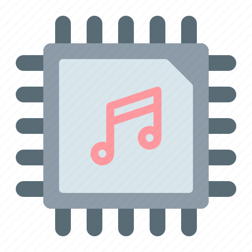 Music, audio, chipset, sound icon - Download on Iconfinder