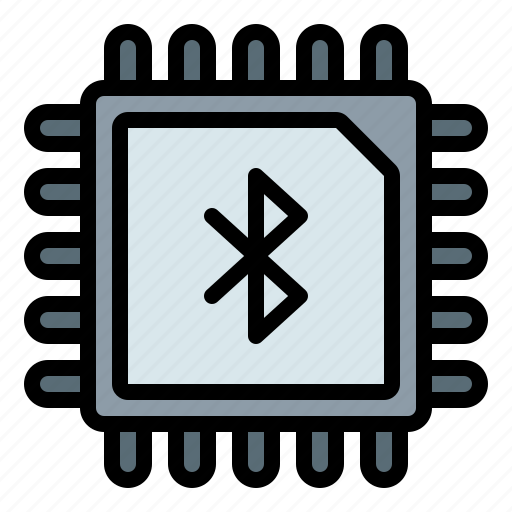 Bluetooth, chipset, motherboard, chip icon - Download on Iconfinder