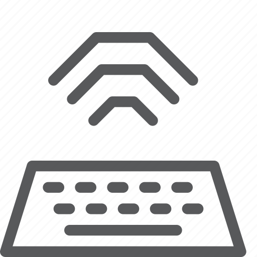 Keyboard, wireless, bluetooth, computer, electronic, input, typing icon - Download on Iconfinder
