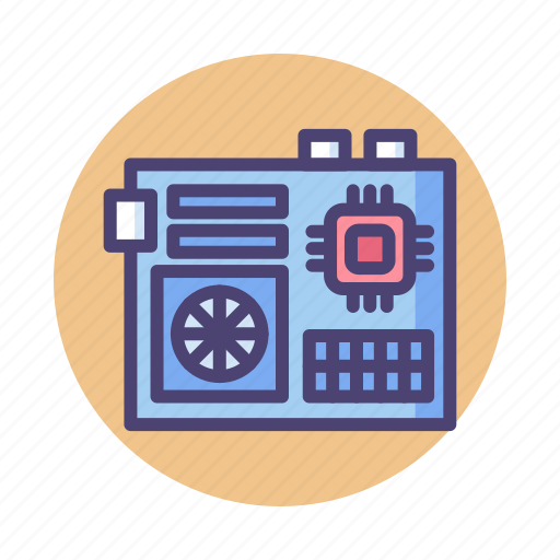 Computer, device, motherboard, technology icon - Download on Iconfinder