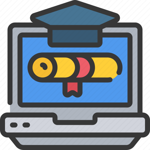 Computer, degree, graduate, learning, science icon - Download on Iconfinder