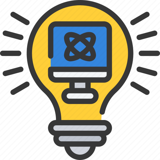 Bulb, computer, ideas, light, science, smart icon - Download on Iconfinder