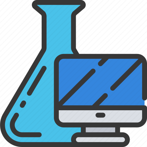 Beaker, computer, imac, science, test icon - Download on Iconfinder