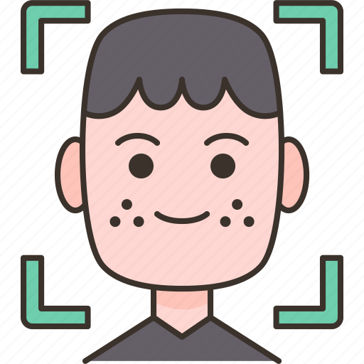 Face, scan, biometric, recognition, identification icon - Download on Iconfinder