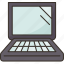 laptop, notebook, screen, computer, electronics 