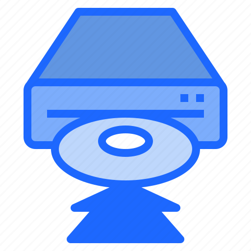 Cd, compact, disc, dvd, player, recorder icon - Download on Iconfinder