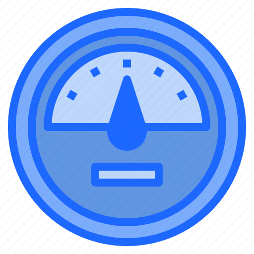 Clock, gauge, measure, meter, needle icon - Download on Iconfinder