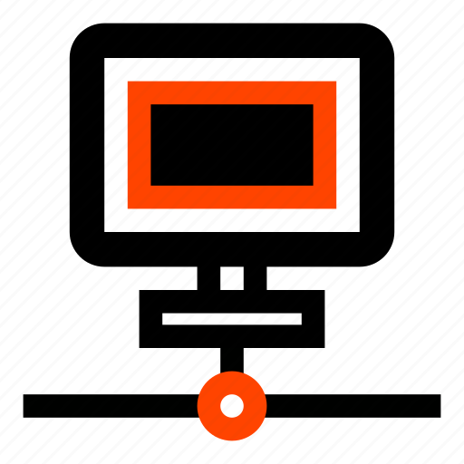 Client, computer, display, lan, monitor, network, offline icon - Download on Iconfinder