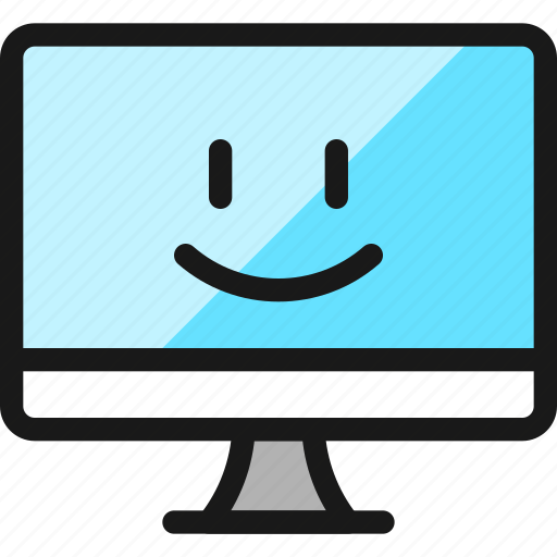 Desktop, monitor, smiley icon - Download on Iconfinder