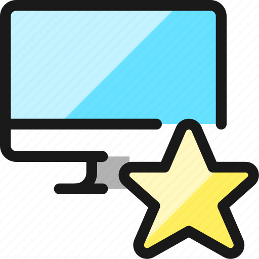 Monitor, star icon - Download on Iconfinder on Iconfinder