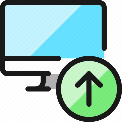 Monitor, upload icon - Download on Iconfinder on Iconfinder