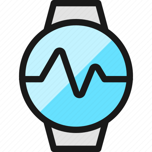 Smart, watch, circle, graph, line icon - Download on Iconfinder