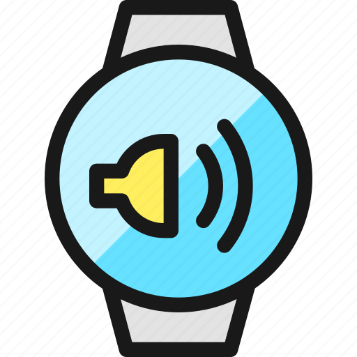 Smart, watch, circle, sound icon - Download on Iconfinder