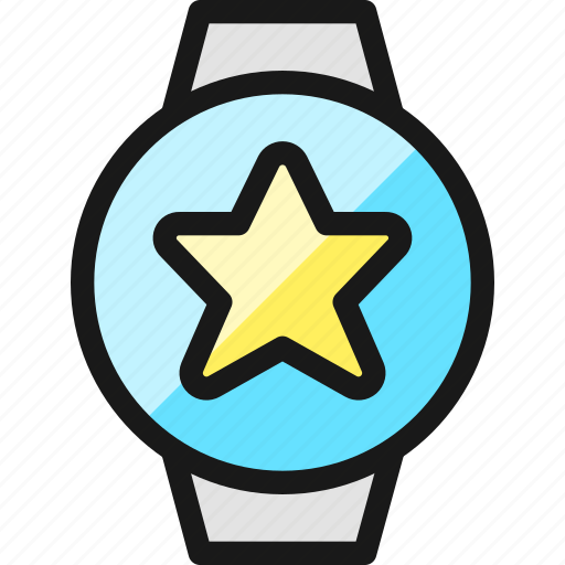 Smart, watch, circle, star icon - Download on Iconfinder