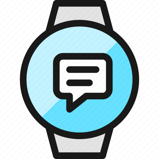 Smart, watch, circle, text icon - Download on Iconfinder