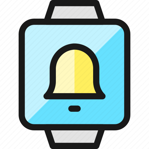 Smart, watch, square, bell icon - Download on Iconfinder