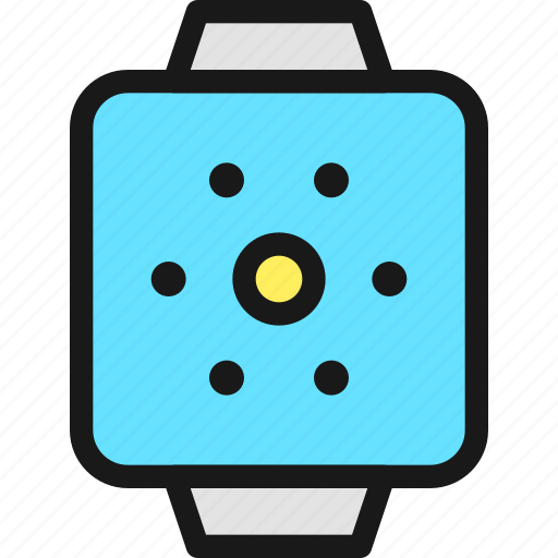 Smart, watch, square, brightness icon - Download on Iconfinder