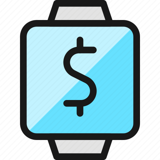 Smart, watch, square, cash icon - Download on Iconfinder