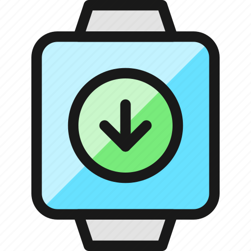 Smart, watch, square, download icon - Download on Iconfinder