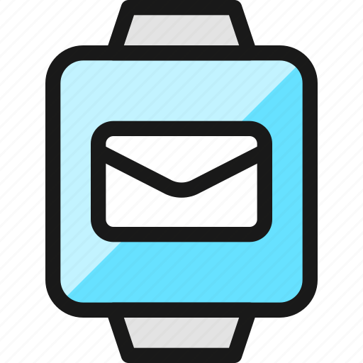 Smart, watch, square, email icon - Download on Iconfinder