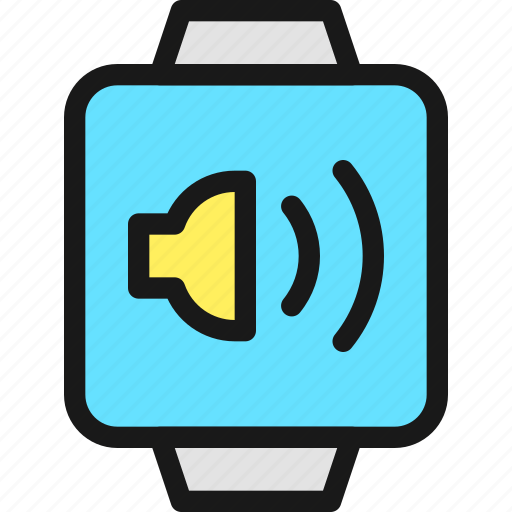 Smart, watch, square, sound icon - Download on Iconfinder